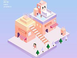 AI插画临摹练习