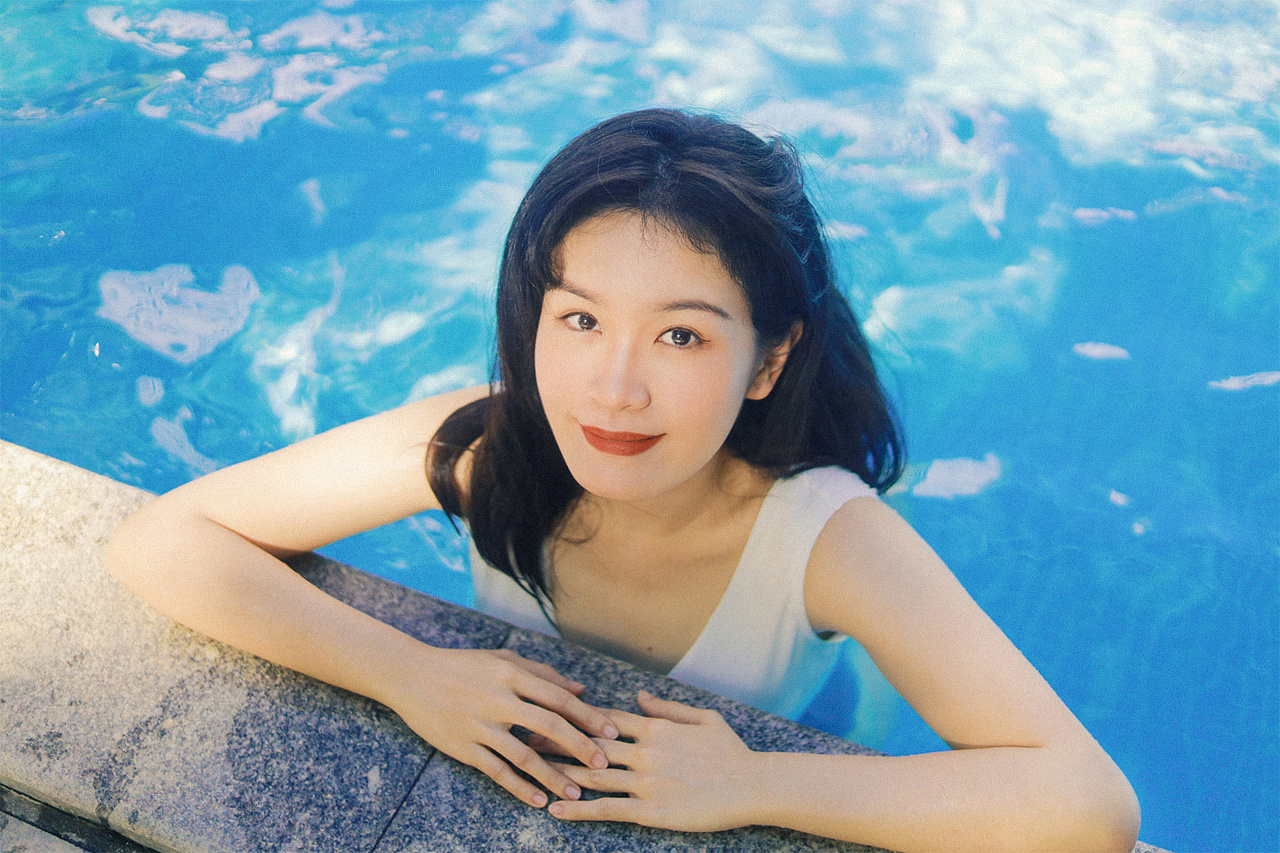 闪光夏日 日系泳池写真