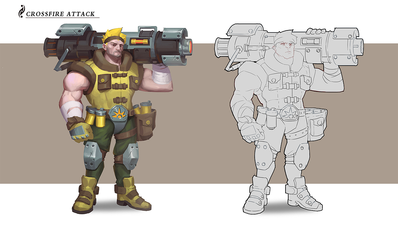 冲锋对决（图ZMTA3MzAwNTA0） - 创作习作 - 站酷设计师漫星人原创素材 - 站酷ZCOOL