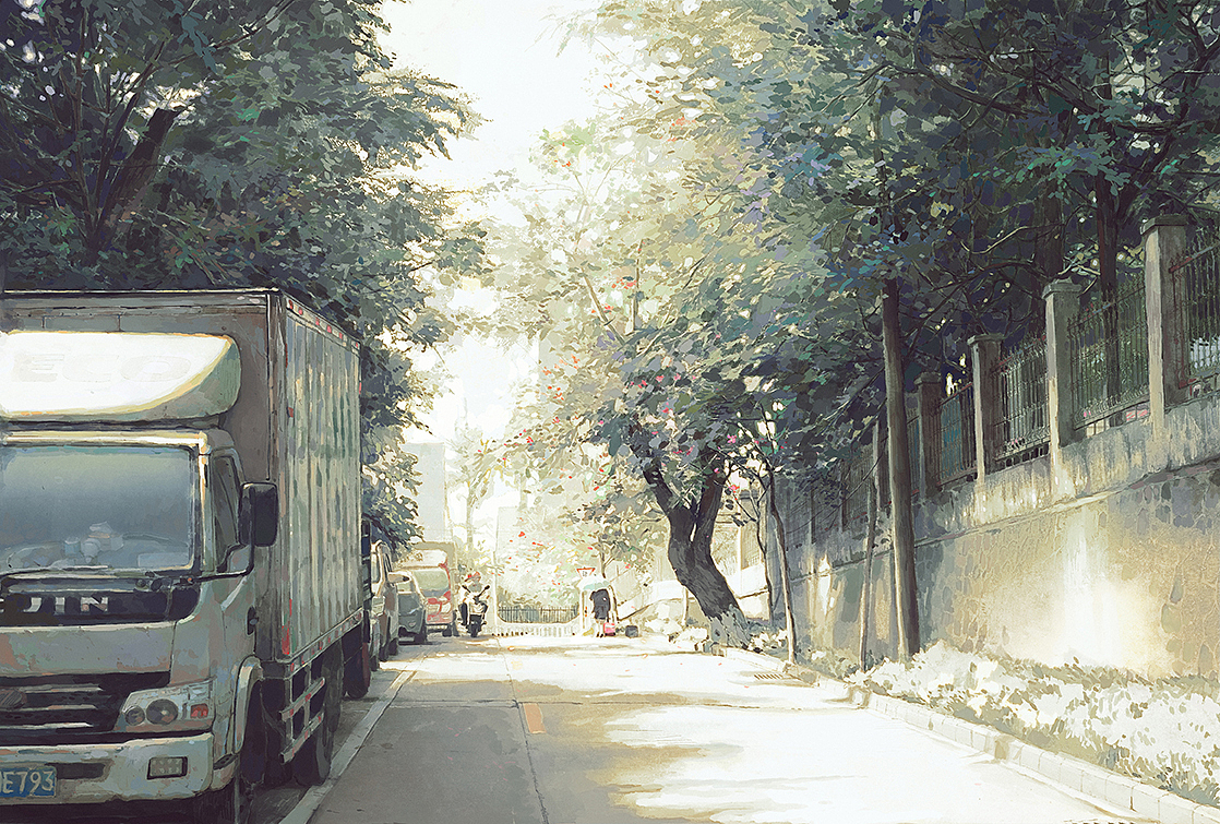 盛夏的果实（图ZMTQ3NjQxNjk2） - 艺术插画 - 站酷设计师离城城城原创素材 - 站酷ZCOOL