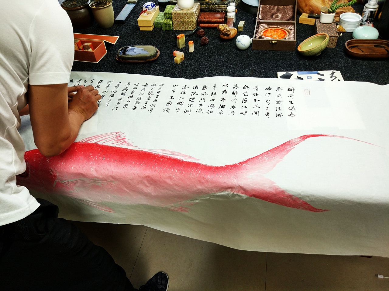 一条鱼|手工艺|其他手工艺|阿永鱼拓 - 原创作品 - 站酷 (zcool)