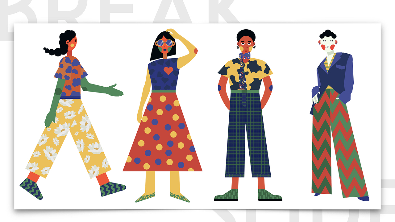 扁平插画作品小结（图ZMjI1NTU5OTUy） - 创作习作 - 站酷设计师乔和路原创素材 - 站酷ZCOOL