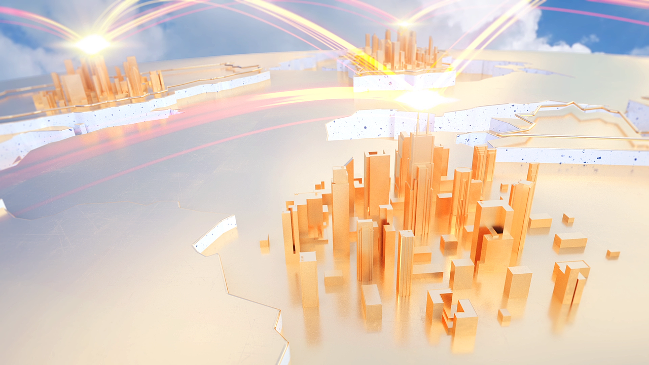 原創(chuàng)金色地球城藍(lán)色飄帶粒子穿梭片頭（圖ZMTc2NjExNjI0） - 動畫/影視 - 站酷設(shè)計師喬大帝的劍原創(chuàng)素材 - 站酷ZCOOL