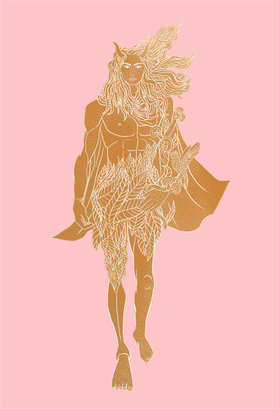 国潮再起之上古大神“神农氏”系列插画设计（图ZMjA2MTAzMjM2） - 创作习作 - 站酷设计师w小鲸鱼原创素材 - 站酷ZCOOL