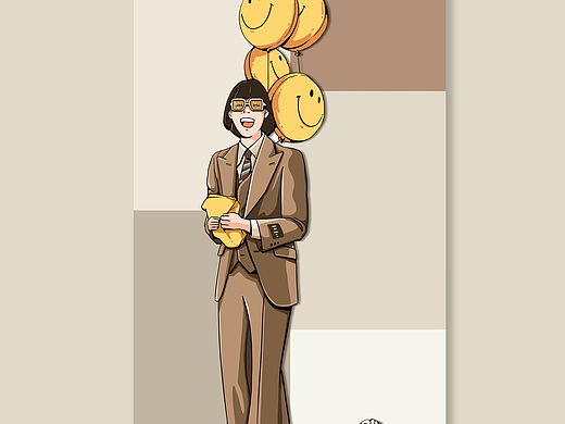 人物插画壁纸