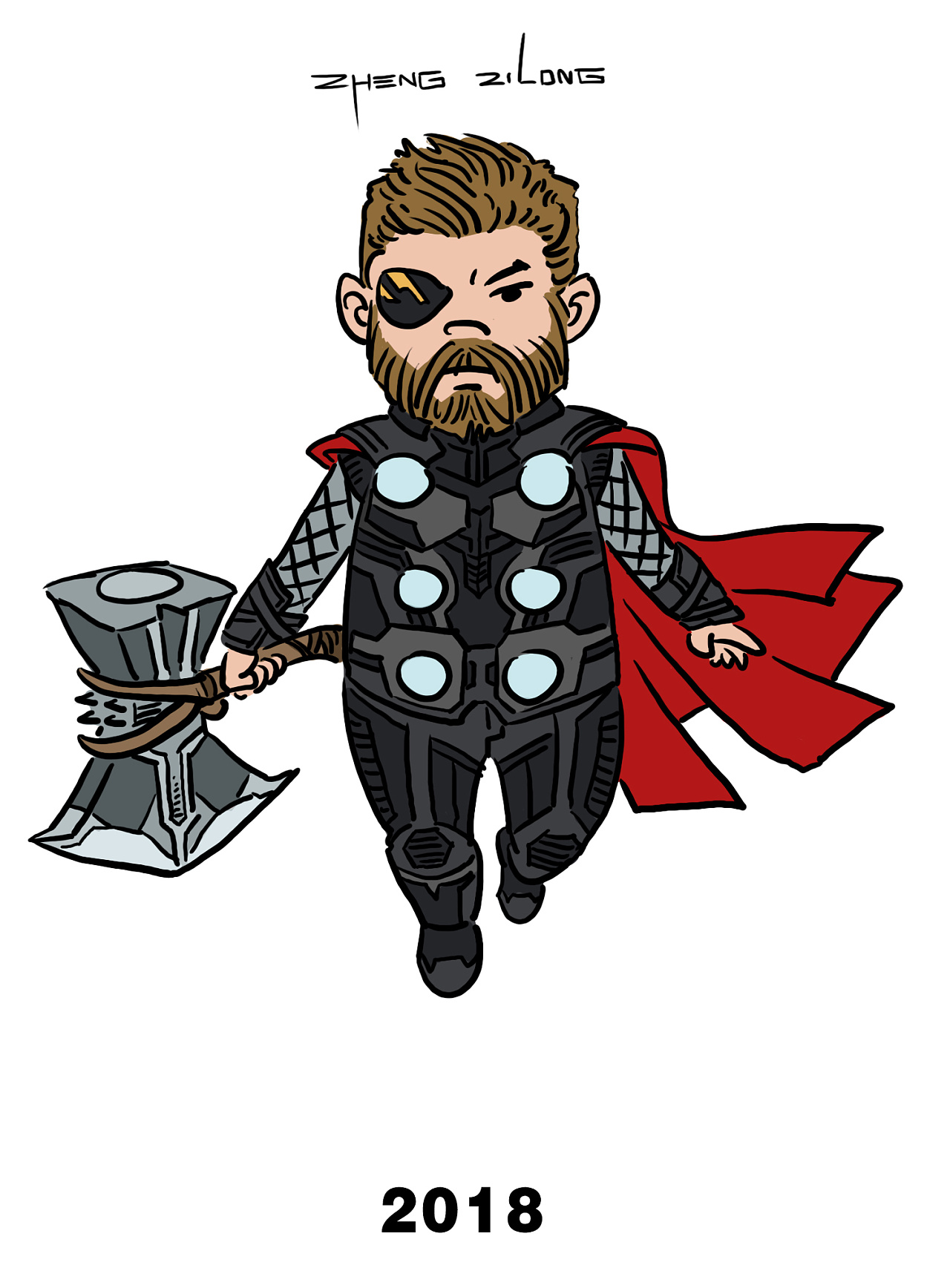 十年 雷神造型变化