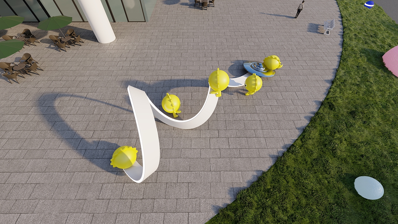 商业街景观美陈雕塑氛围营造设计