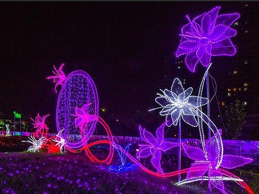 上海幕明灯光亮化 新年街景灯光装饰亮化