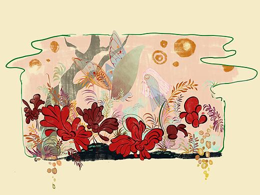 《蝉》（个人主页-ZNTY4NzUzNDg=） - 绘本 - 站酷设计师yanggeZD原创素材 - 站酷ZCOOL