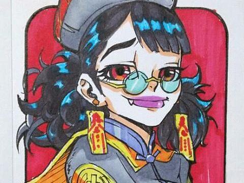 臨摹@牛奶中大大的“中國女孩系列”（個(gè)人主頁-ZMjgxNjMwODQ=） - 新銳潮流插畫 - 站酷設(shè)計(jì)師小米可加_Mico原創(chuàng)素材 - 站酷ZCOOL