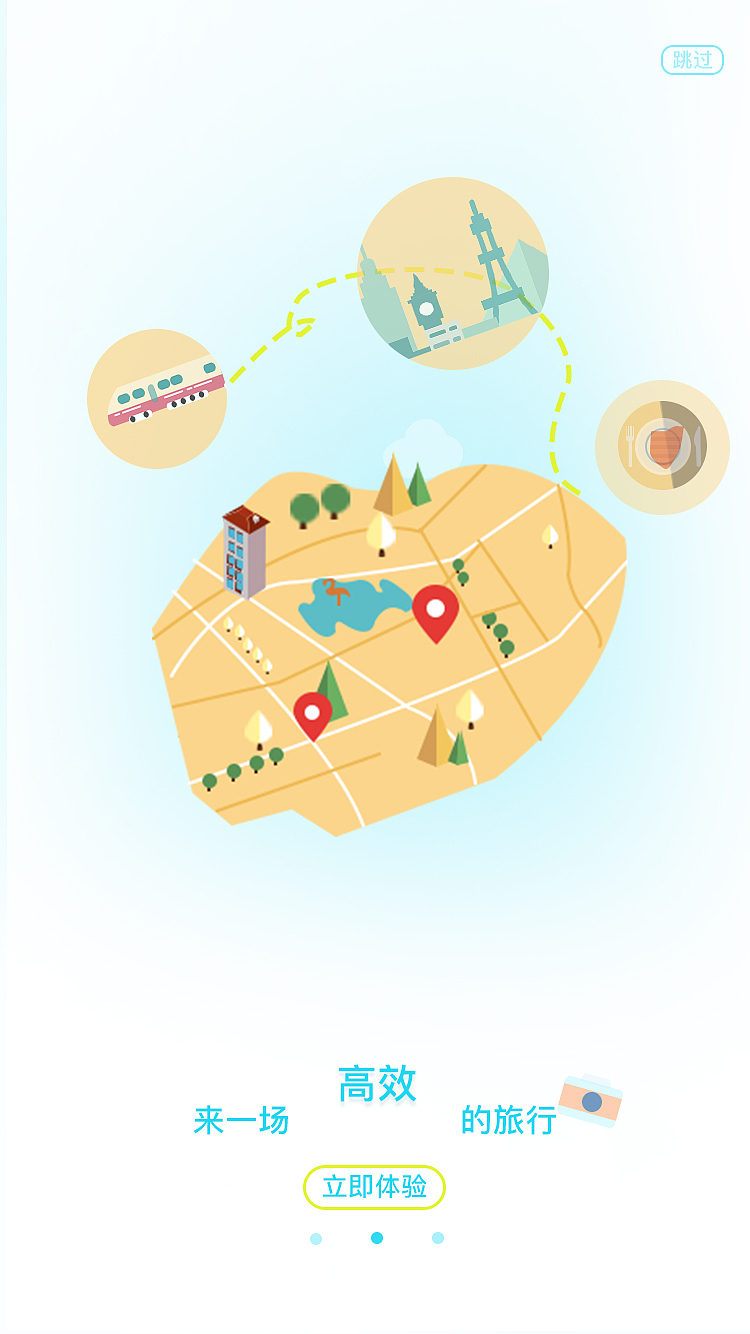 旅游APP引导页（图ZMTM4NzU4ODIw） - APP界面 - 站酷设计师Fo1low原创素材 - 站酷ZCOOL