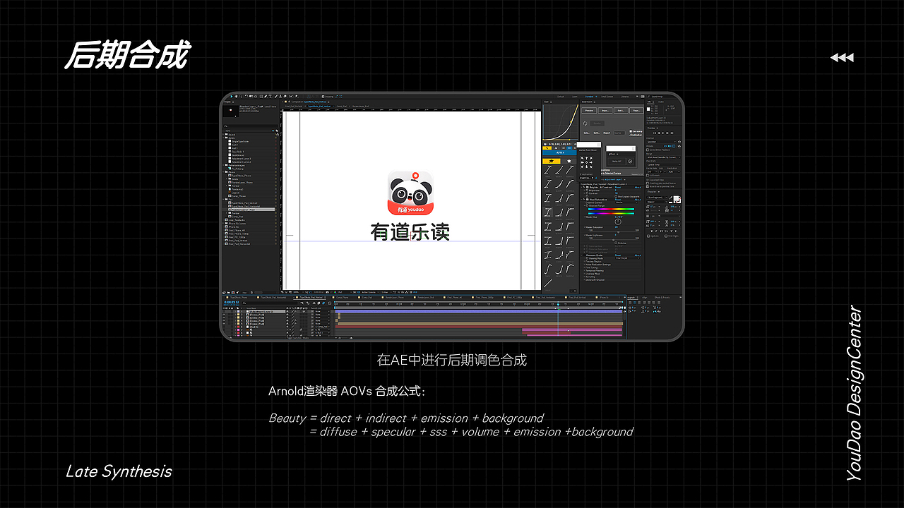 卡通3D熊猫 IP制作流程分享  少儿教育产品形象制作