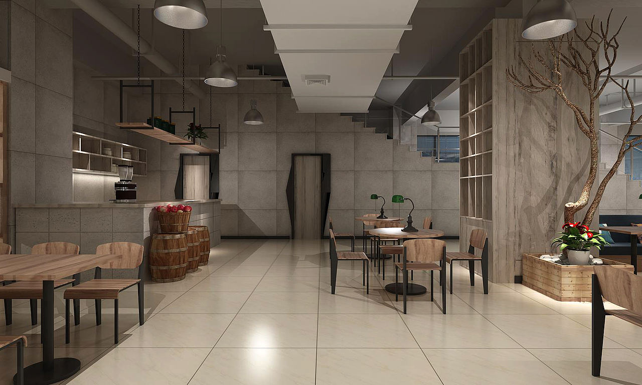 食堂设计（图ZNjE3NzM3ODQ=） - 其他空间 - 站酷设计师Shaw杰森原创素材 - 站酷ZCOOL