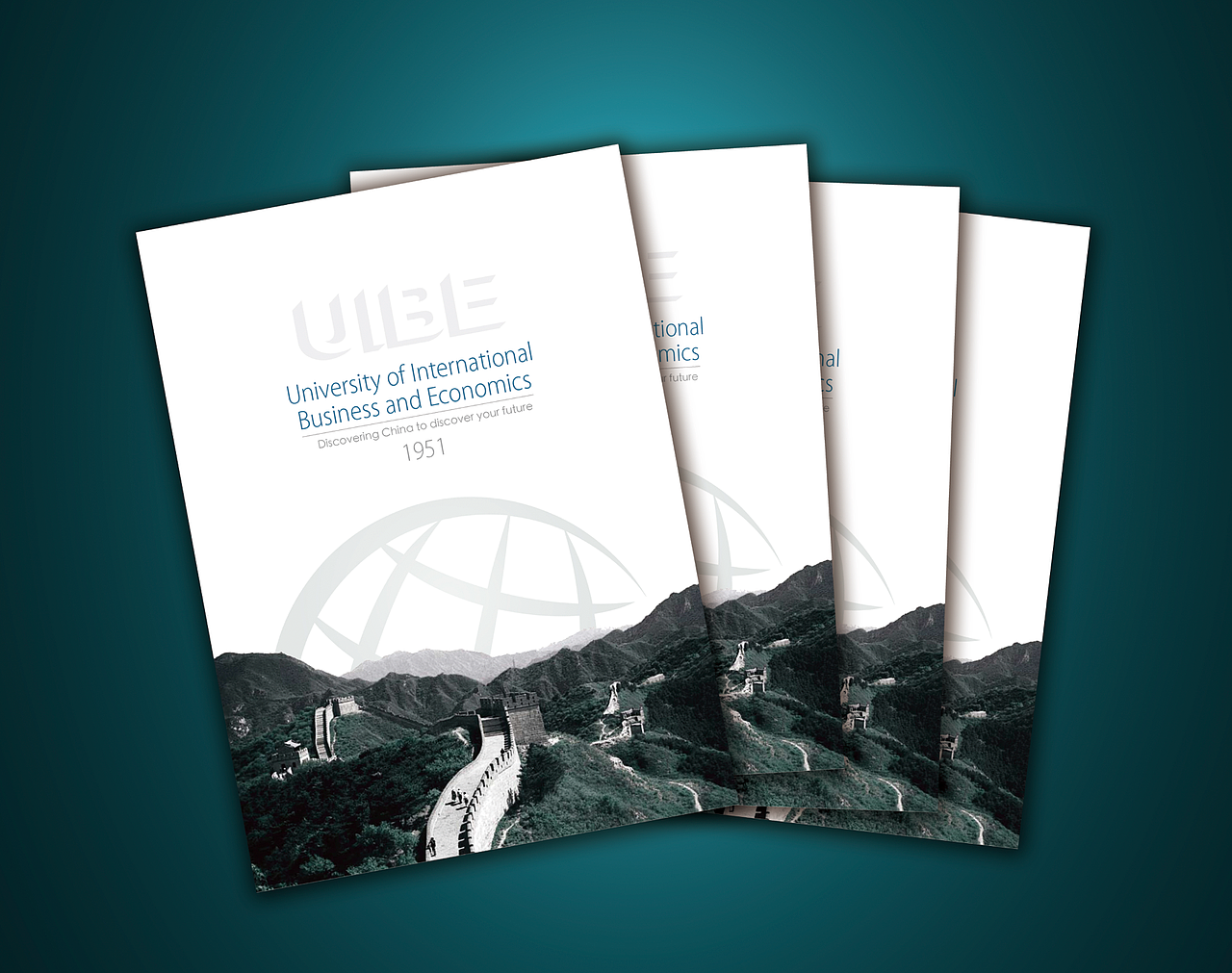 UIBE招生簡章 封套（圖ZMjA0MjgxMTY=） - 書籍/畫冊 - 站酷設(shè)計師SevenUID原創(chuàng)素材 - 站酷ZCOOL