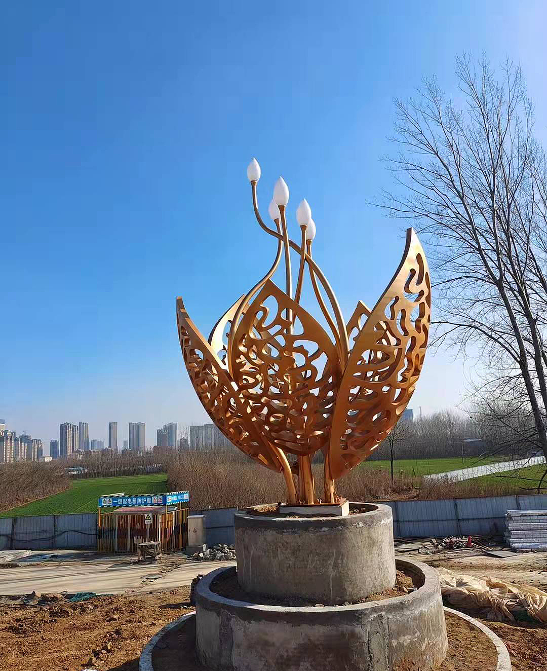 节点路口灯光雕塑发光小品世博光电厂家|摄影|时尚/艺术摄影|世博光电