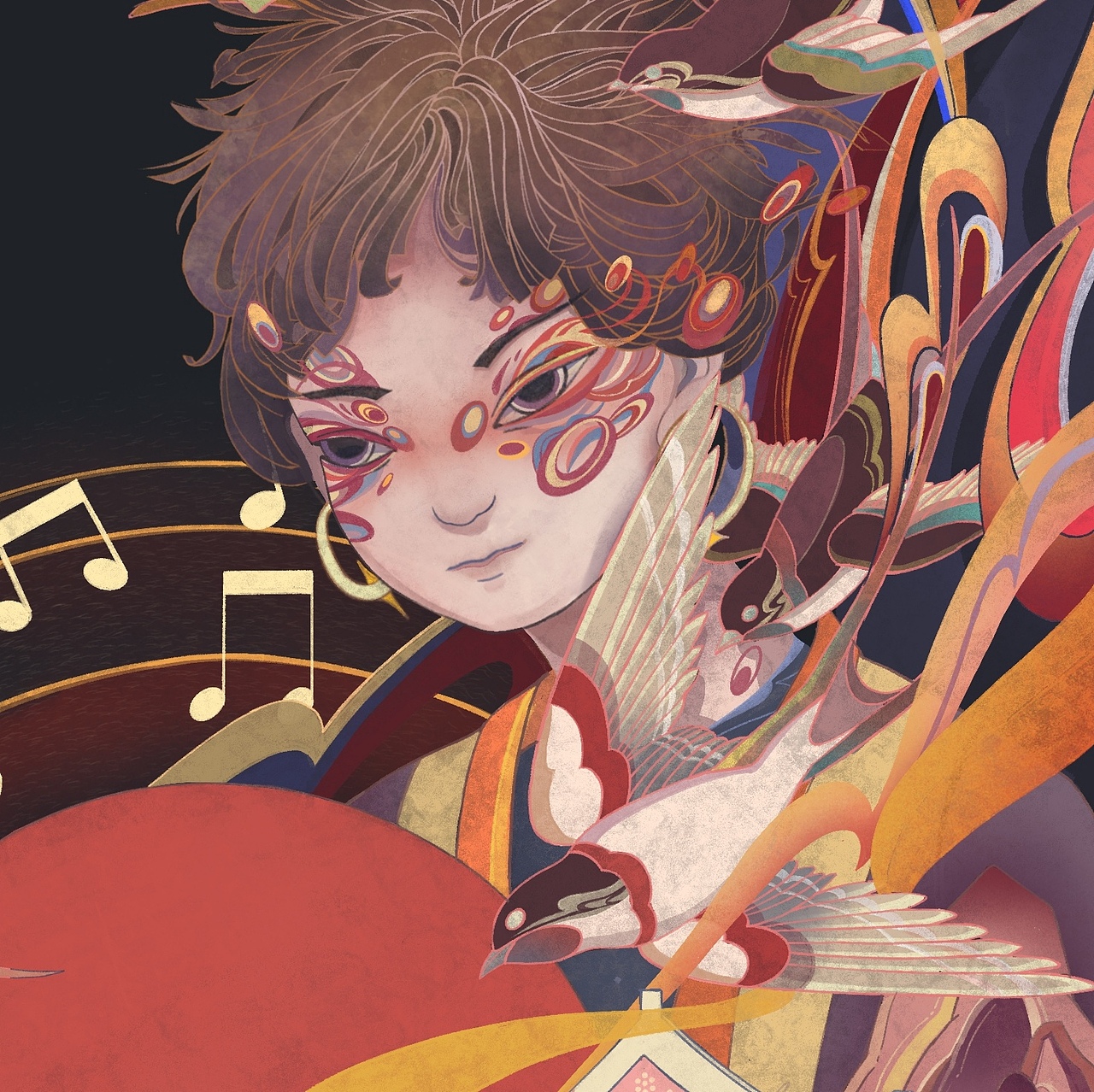 春节（图ZMjQxMTE4NzE2） - 商业插画 - 站酷设计师pokz原创素材 - 站酷ZCOOL