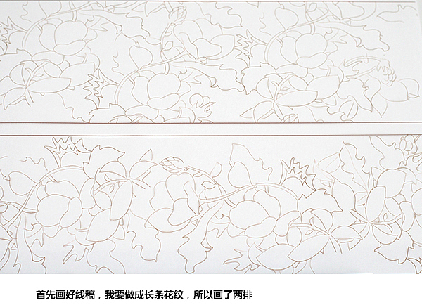 花卉装饰画步骤图