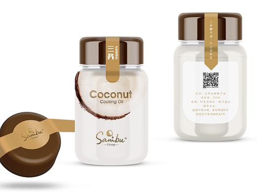 三务椰子油LOGO+包装设计