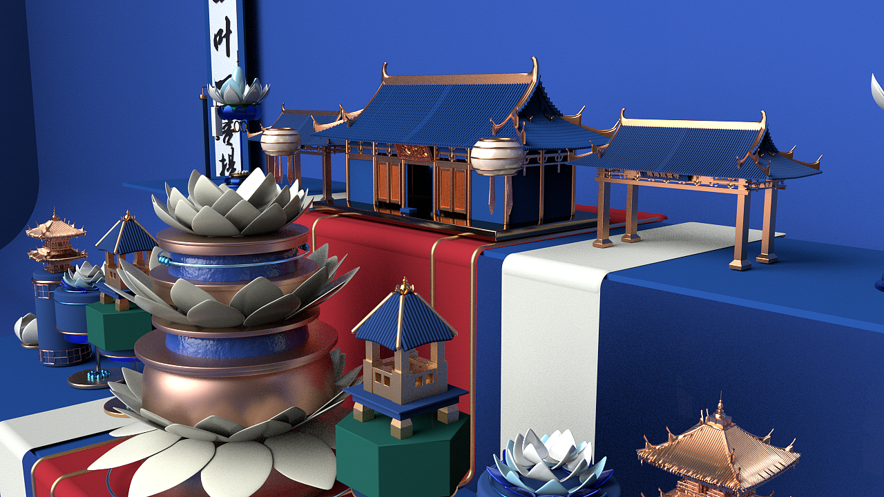 动画场景建模及渲染