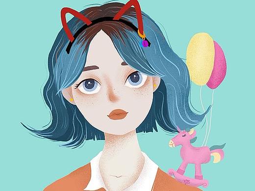 试探性自画像—自嘲中（个人主页-ZNDA1NjY4MTI=） - 创作习作 - 站酷设计师田心雨文SW原创素材 - 站酷ZCOOL