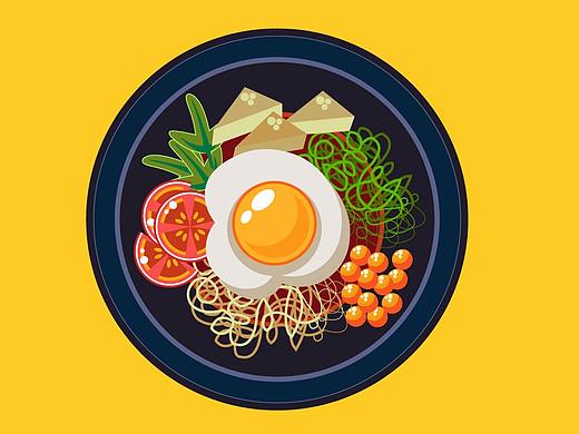 ai画图盘子食物