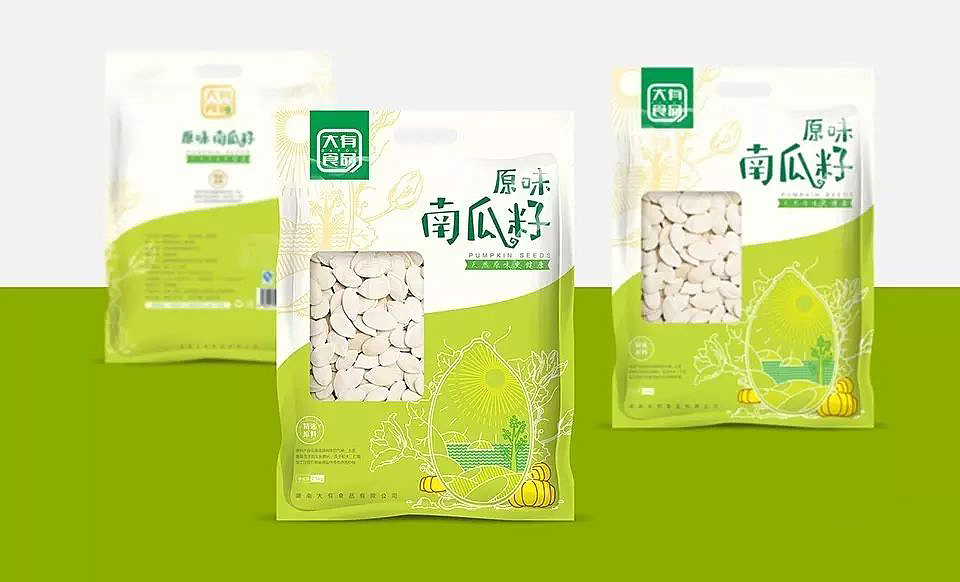 农产品南瓜籽的包装设计