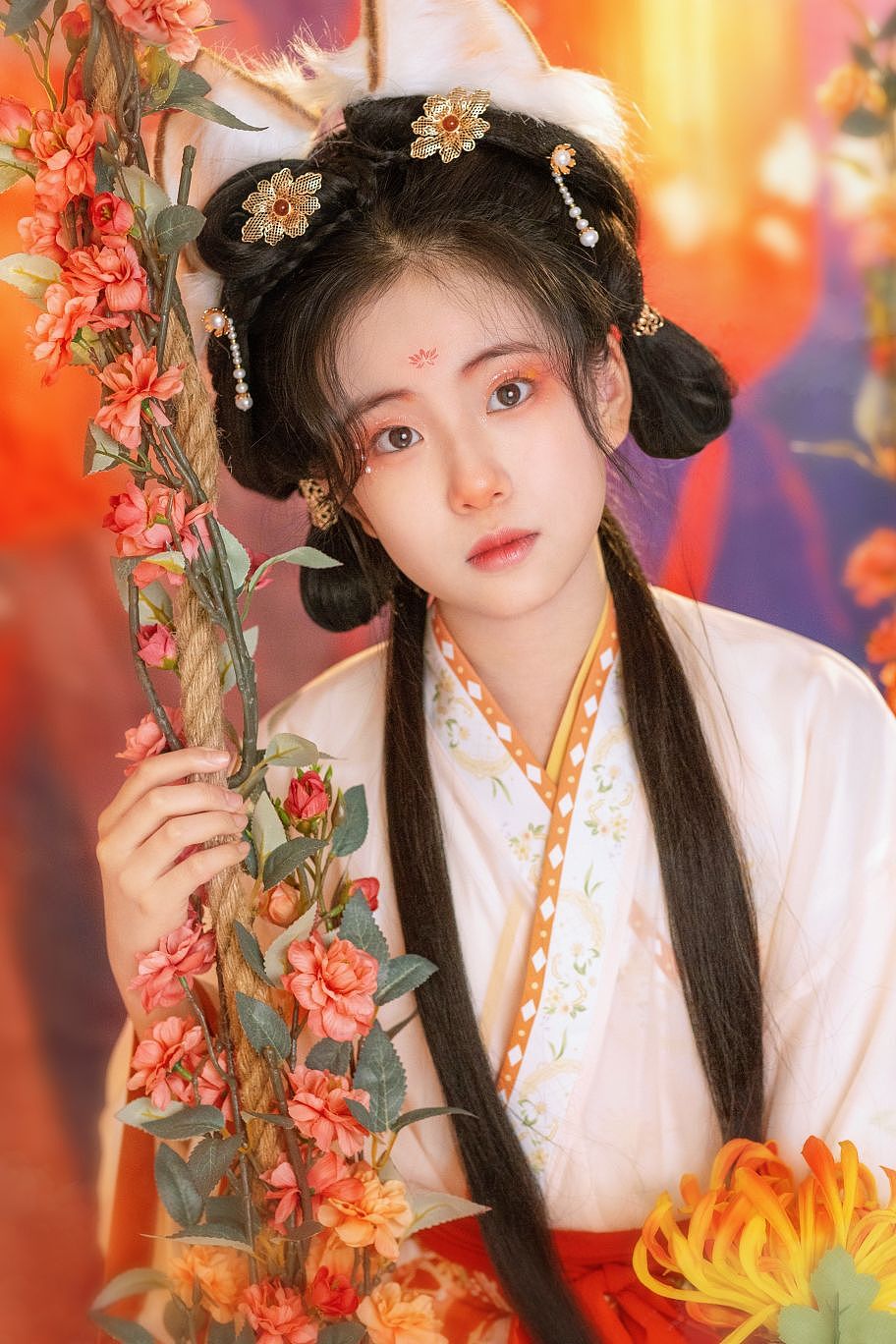 小狐仙闹新春（图ZMzI3OTA0MjY4） - 人像摄影 - 站酷设计师一颗小崩豆儿原创素材 - 站酷ZCOOL