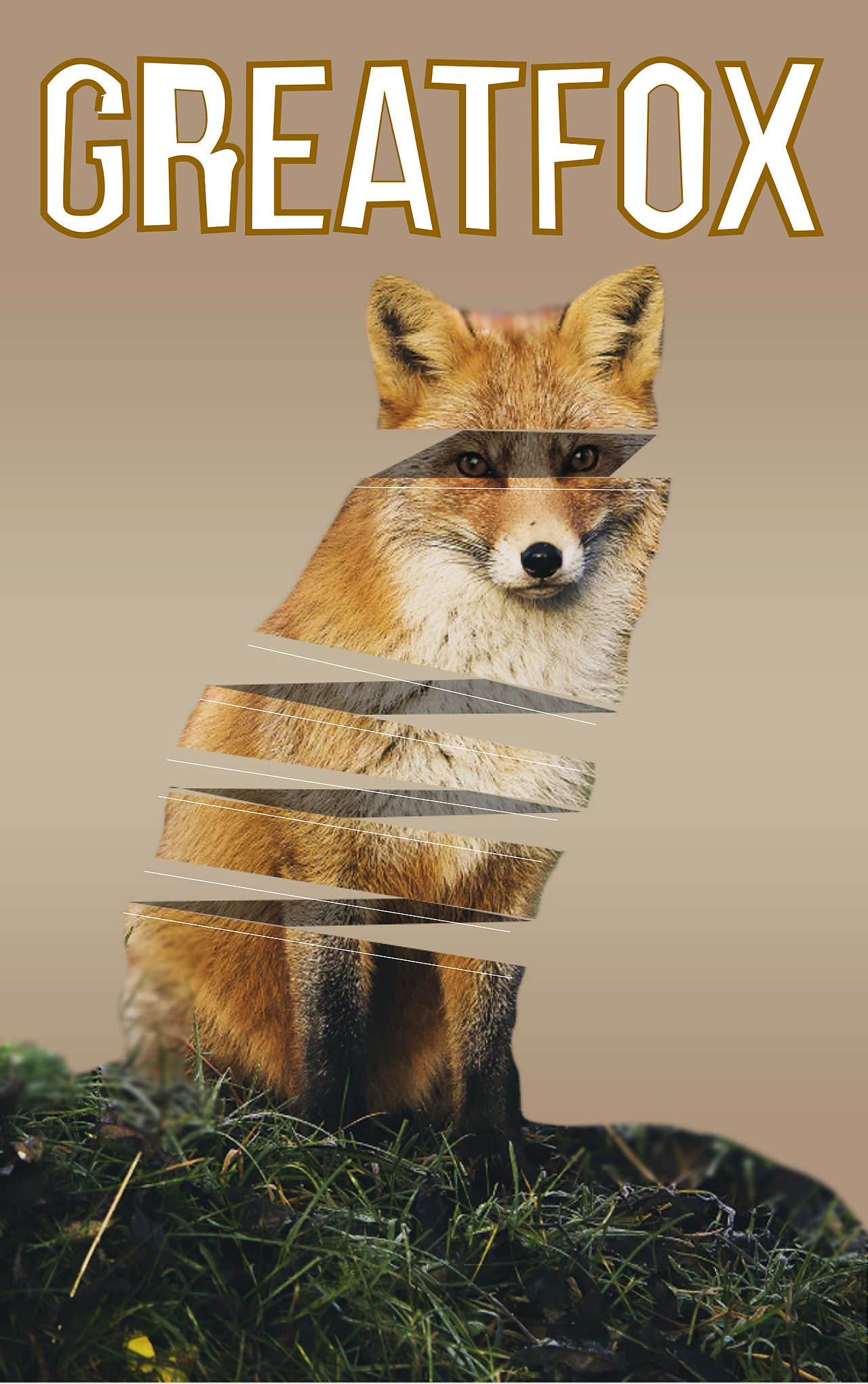 今天做的是狐狸0|0|123原创作品/平面/海报