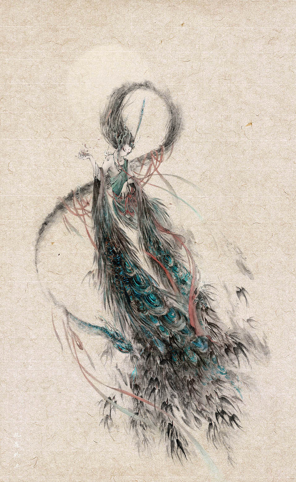 【手绘几幅】心霾不思去,孤梦悄入怀_画师杉泽-站酷zcool