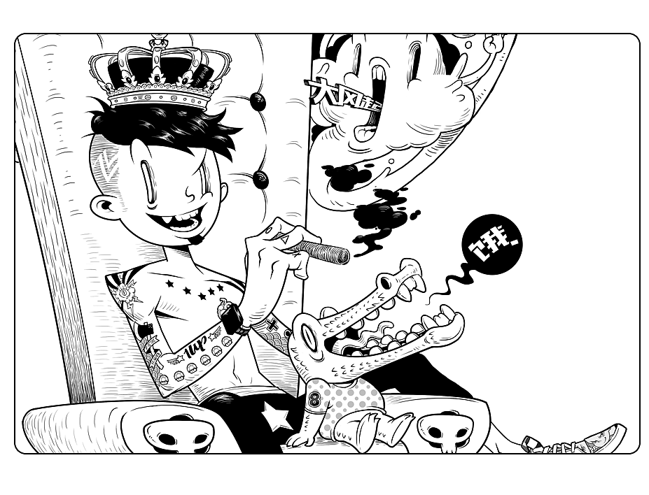 顽皮镇里的小车车001（图ZODQyMDI0MDg=） - 新锐潮流插画 - 站酷设计师顽皮火工作室原创素材 - 站酷ZCOOL