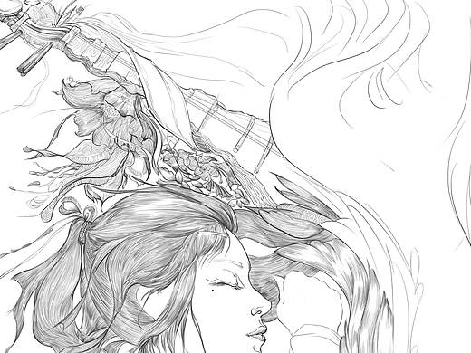 黑白 十一月（個(gè)人主頁-ZMjUwOTgwOTI=） - 藝術(shù)插畫 - 站酷設(shè)計(jì)師BKza原創(chuàng)素材 - 站酷ZCOOL