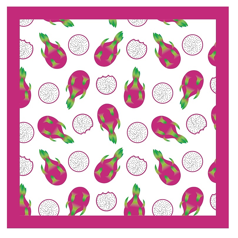 图案图形设计之水果主题方巾