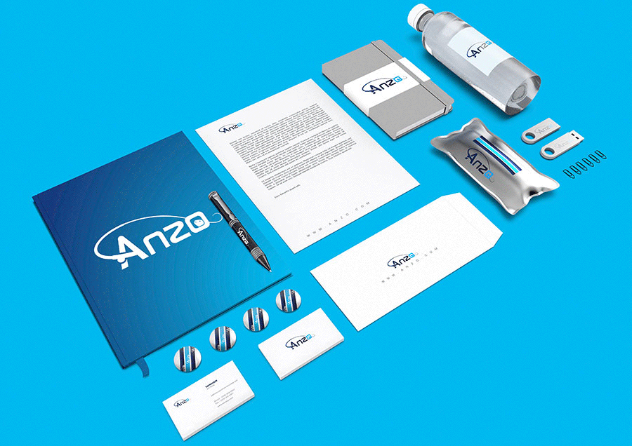 渔具品牌logo设计|Anzo品牌形象设计（图ZODg2MTI3Mjg=） - 品牌 - 站酷设计师东德品牌设计原创素材 - 站酷ZCOOL
