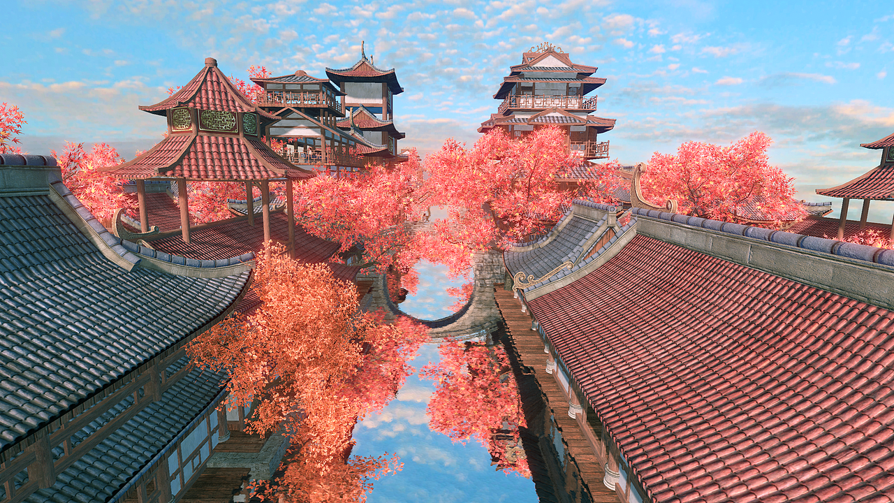 概念设计｜枫桥天街（图ZMTg0MzY5Mzc2） - 场景 - 站酷设计师惊笛原创素材 - 站酷ZCOOL