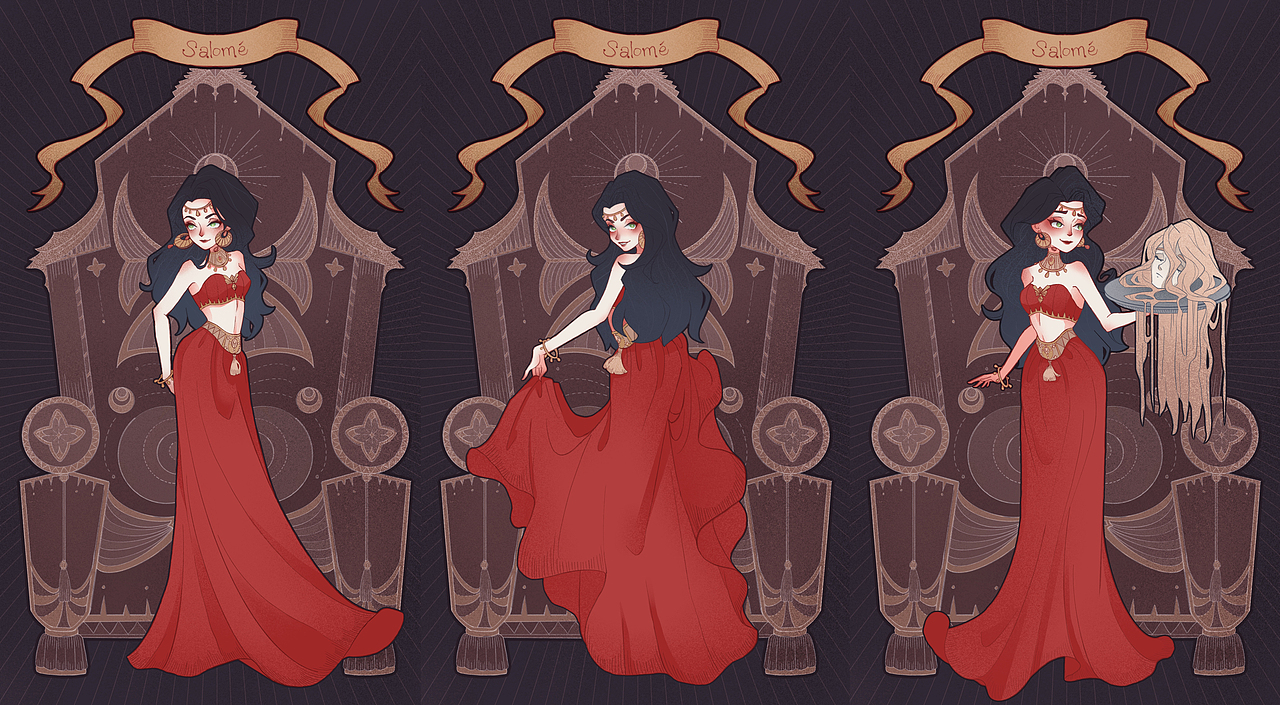 莎乐美（图ZMzQ3MDY5NDE2） - 创作习作 - 站酷设计师霹雳水母原创素材 - 站酷ZCOOL