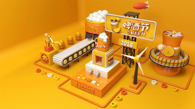 橙汁啤酒（图ZMTIxNTIyNjgw） - 其他平面 - 站酷设计师雅各布_JR原创素材 - 站酷ZCOOL