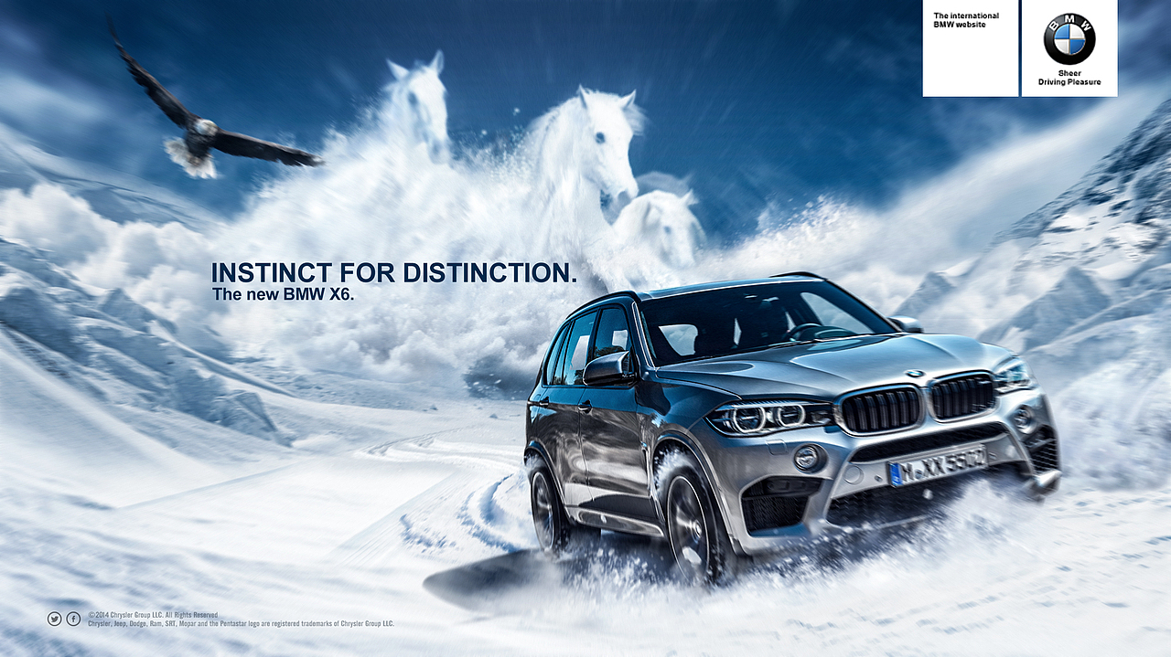 模仿@21就是我ps汽车合成－奔马篇