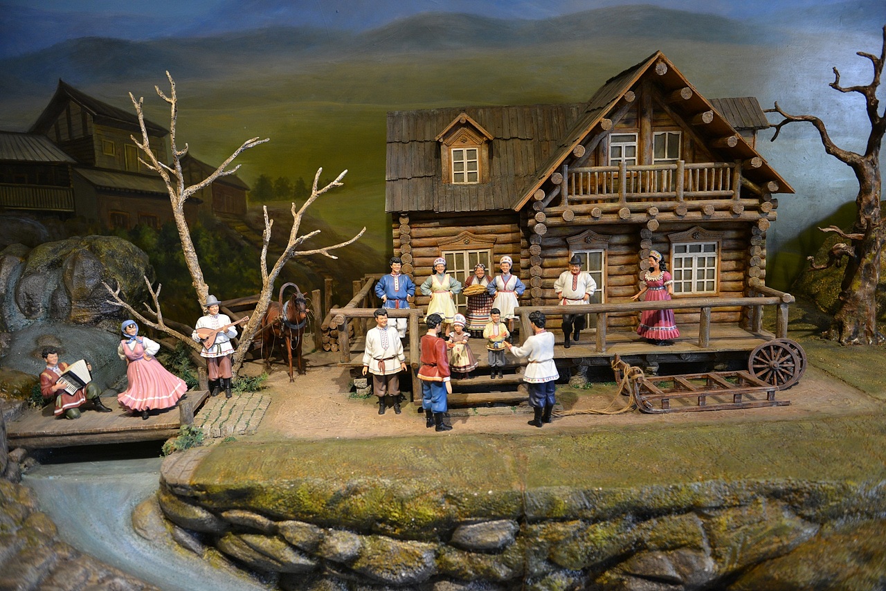 56个民族婚俗微雕2