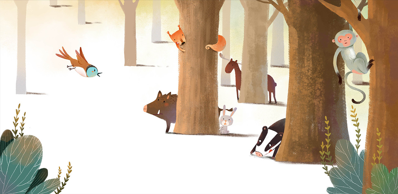 小羚牛|插画|儿童插画|hello蓝豆_原创作品-站酷zcool