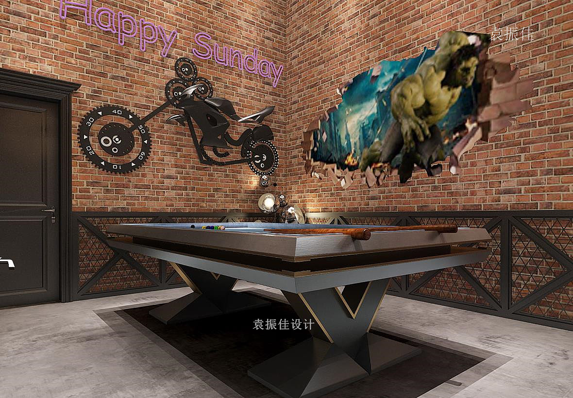 约克郡别墅装修|远景装饰|简美风格+loft