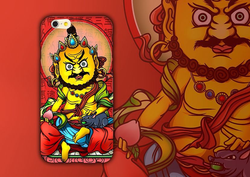 五姓财神 文创（图ZMTg1NTU0MzQw） - 商业插画 - 站酷设计师藏龙岛车神原创素材 - 站酷ZCOOL