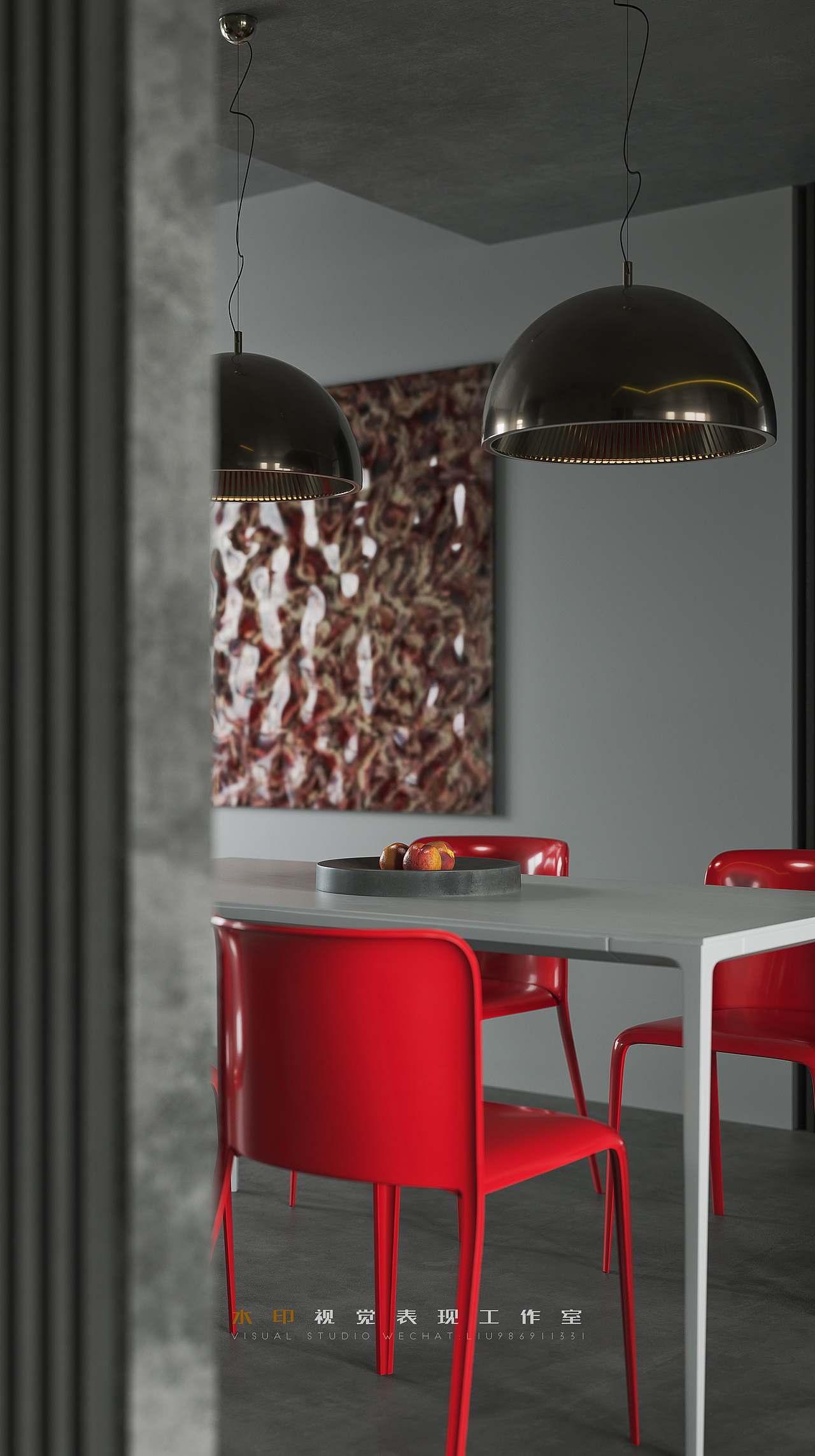 临摹-水泥灰空间,朴素自然!（图ZMjkwNDU3MzYw） - 家装设计 - 站酷设计师小黄小黄小黄小原创素材 - 站酷ZCOOL