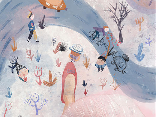 春天（個(gè)人主頁-ZMzUyMDUzNDQ=） - 創(chuàng)作習(xí)作 - 站酷設(shè)計(jì)師冬筍er原創(chuàng)素材 - 站酷ZCOOL