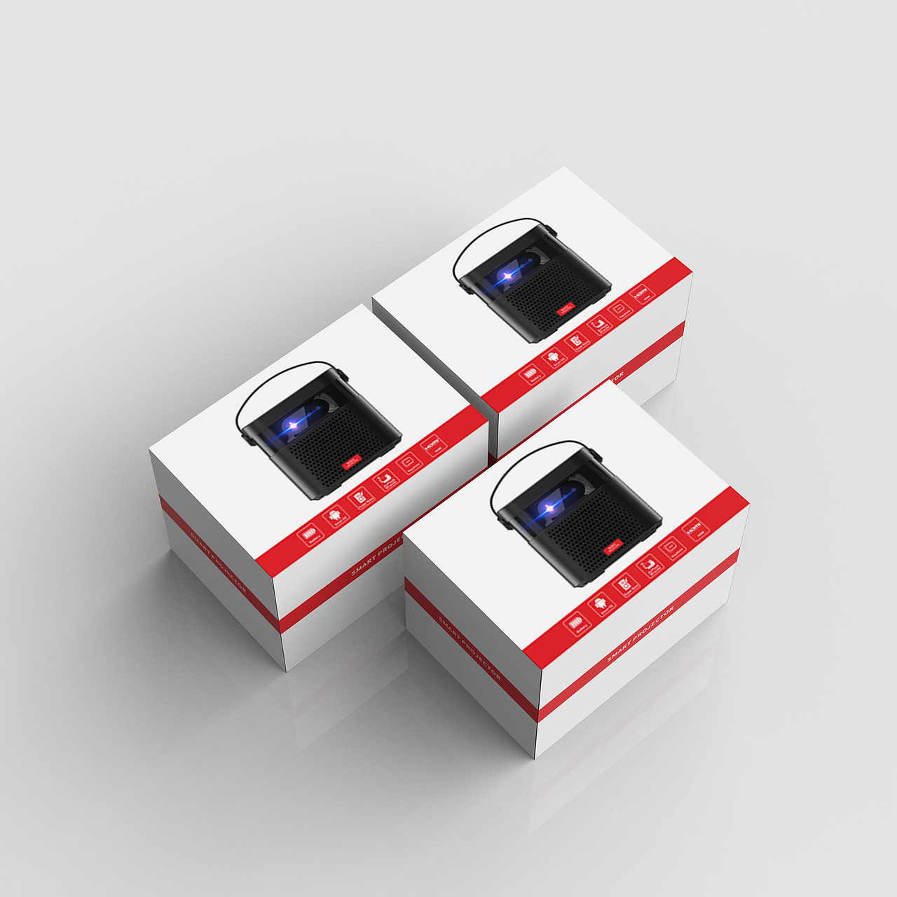 产品彩盒设计天地盖