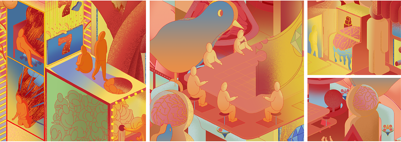 游樂園系列插畫（圖ZMjY4NDQ3Nzk2） - 商業(yè)插畫 - 站酷設(shè)計(jì)師刀文金原創(chuàng)素材 - 站酷ZCOOL