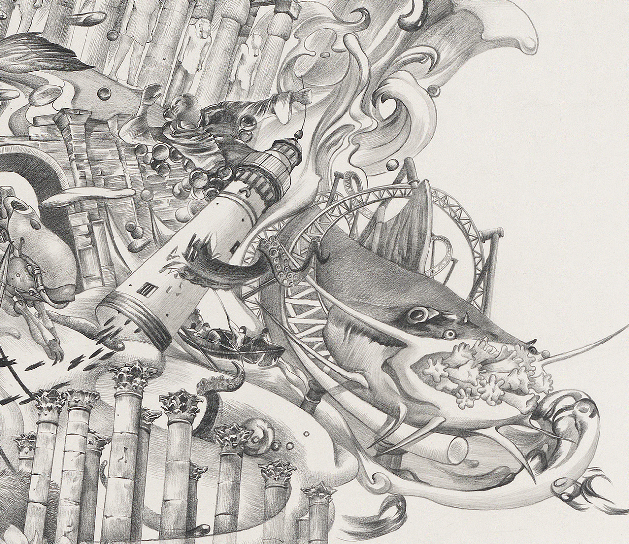 平行国度 ——《 上帝之手 》ingodshandscoloredpencil