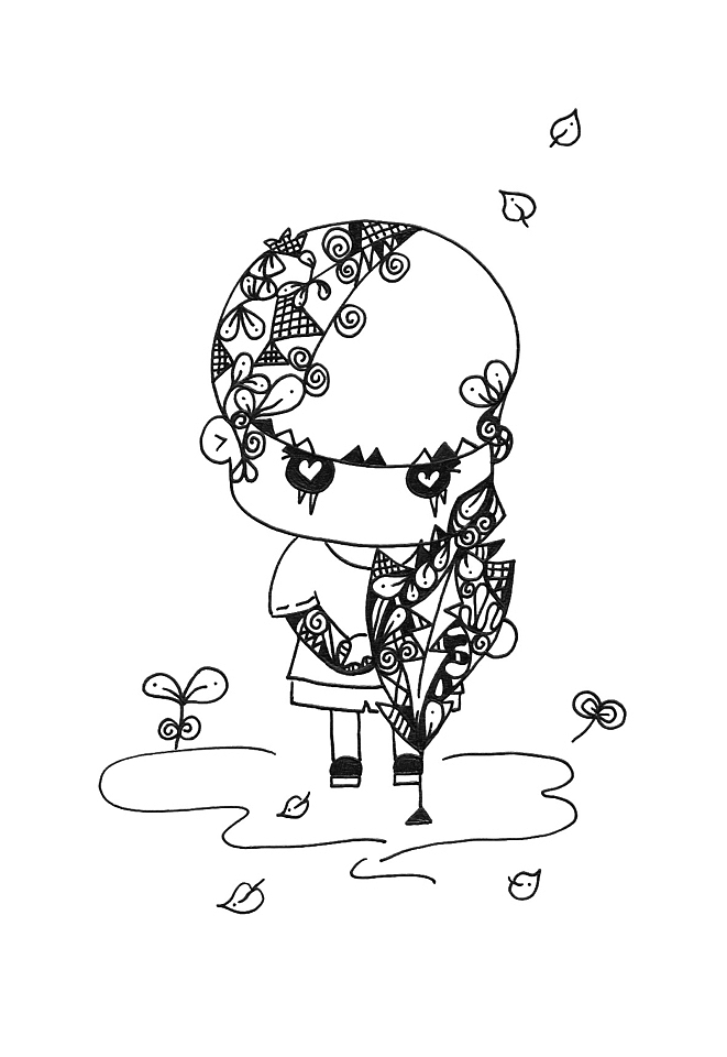 「 黑白·可爱 」