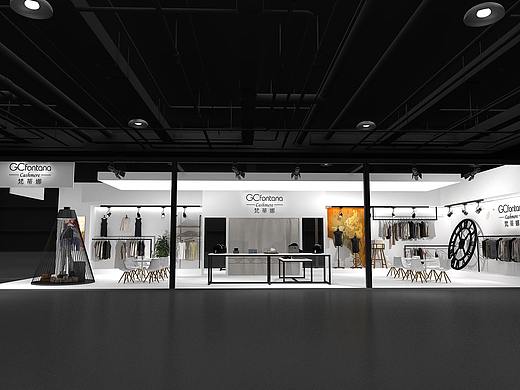 服装展位效果图
