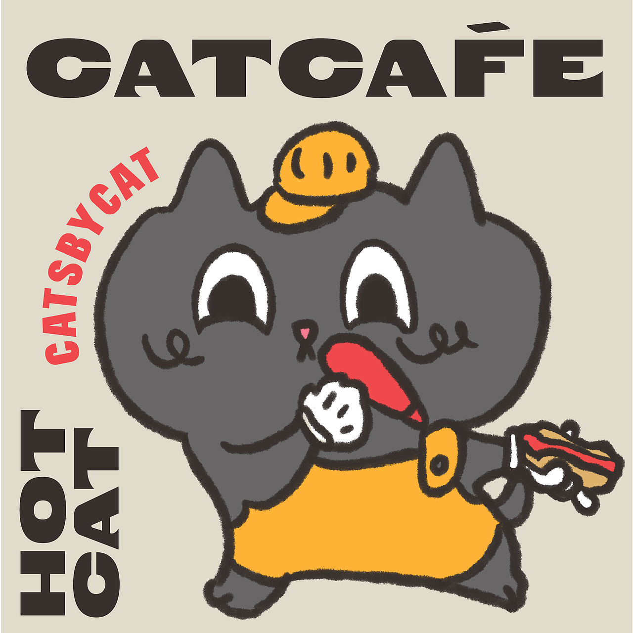 2022新年/虎年IP设计-盖茨比猫Gatsby Cat（图ZMjc4NjExMjEy） - IP形象 - 站酷设计师一只奶原创素材 - 站酷ZCOOL