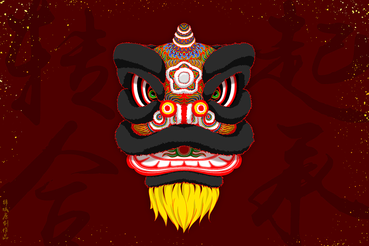 【原创】醒狮|插画|创作习作|jc_锦城_原创作品-站酷zcool